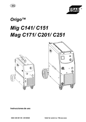 ESAB Origo Mag C171 Instrucciones De Uso