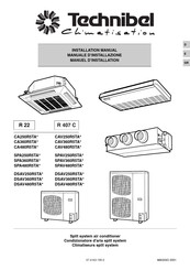 Technibel DSAV480R5TA Serie Manual Del Usuario