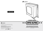 Corsair Carbide Spec-Alpha Guia De Instalacion