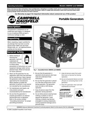 Campbell Hausfeld GN0950 Manual De Instrucciones