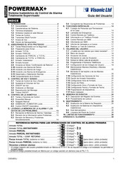 Visonic POWERMAX+ Guia Del Usuario