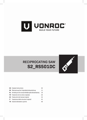 VONROC S2_RS501DC Traducción Del Manual Original