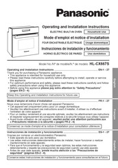 Panasonic HL-CX667S Instrucciones De Instalación Y Funcionamiento