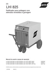 ESAB LHI 825 Manual Del Usuario Y Repuestos