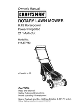 Craftsman 917.377782 Manual Del Propietário