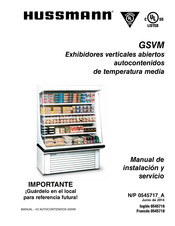 Hussmann GSVM Manual De Instalación Y Servicio