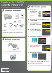 Epson Stylus Office TX600FW Manuales | ManualsLib