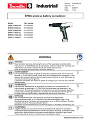 Desoutter EPBC14-900-10S Manual Del Usario