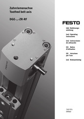 Festo DGE-ZR-RF Serie Instrucciones De Utilizacion