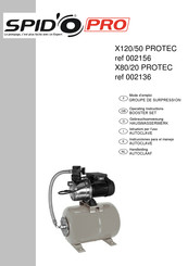 SPIDO PRO X120/50 PROTEC Instrucciones Para El Manejo