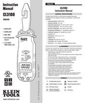 Klein Tools CL3100 Manual De Instrucciones