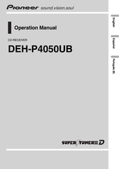 Pioneer DEH-P4050UB Operación Manual