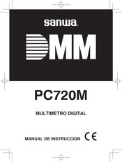 Sanwa DMM PC720M Manual De Instruccion