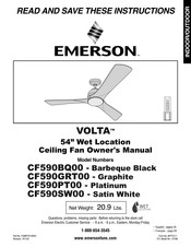 Emerson VOLTA CF590SW00 Manual Del Usuario