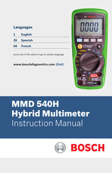 Bosch MMD 540H Manual De Instrucciones