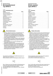 ZIEHL-ABEGG BR50-3 Manual De Instrucciones