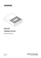 Siemens FDUL221 Manual Tecnico