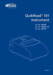 Orion Diagnostica QuikRead 101 Manual De Instrucciones