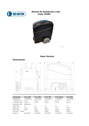 BBS Motion TRINO Serie Manual De Instalacion Y Uso