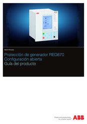 Abb Relion 670 Serie Guía Del Producto