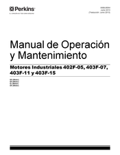 Perkins 403F-11 Manual De Operación Y Mantenimiento