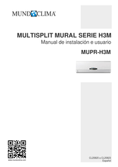 mundoclima MUPR-H3M Manual De Instalación E Usuario