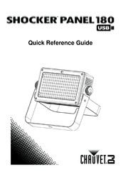 Chauvet DJ Shocker Panel 180 Guía De Referencia Rápida