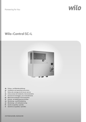 Wilo Control SC-L Instrucciones De Instalación Y Funcionamiento