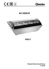 Bartscher 8x1/6GN-R Manual De Instrucciones