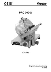 Bartscher PRO 300-G Manual De Instrucciones