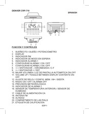 Denver Electronics CRP-718 Manual Del Usuario