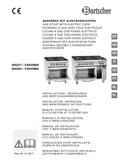 Bartscher FAE92M00 Manual De Instalación, Uso Y Mantenimiento