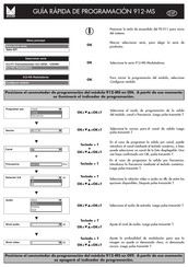 Alcad 912-MS Guía Rápida De Programación