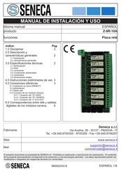 Seneca Z-8R-10A Manual De Instalacion Y Uso