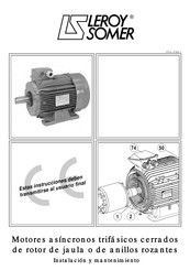 Leroy-Somer PE 9 Instalación Y Mantenimiento