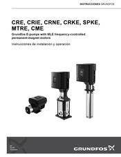 Grundfos CRNE Instrucciones De Instalación Y  Operación