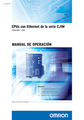 Omron CJ1M Serie Manual De Operación