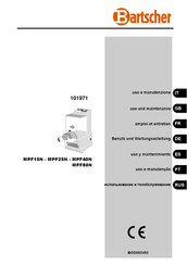 Bartscher MPF25N Manual De Uso Y Mantenimiento