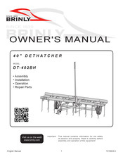 Brinly-Hardy DT-402BH Manual Del Propietário