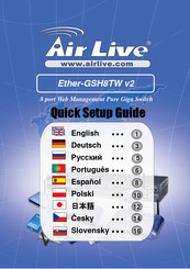 Ovislink Air Live Ether-GSH8TW v2 Guia De Inicio Rapido