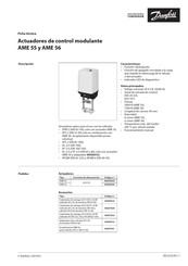 Danfoss AME 55 Ficha Técnica