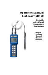 Ysi EcoSense pH100 Manual Del Usuario