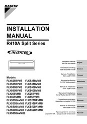 Daikin FLX35BVMB Manual De Instalación
