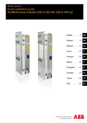 ABB ACSM-04 Guía De Instalación Rápida