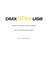 TerraTec DMX 6Fire USB Manual De Funcionamiento