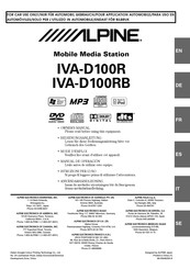 Alpine IVA-D100R Manual De Operación