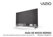 Vizio D650i-C3 Guia De Inicio Rapido