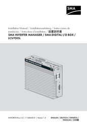 SMA INVERTER MANAGER LCS-TOOL Instrucciones De Instalación