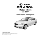 Lexus GS 450h 2007 Guia De Respuesta Ante Emergencias