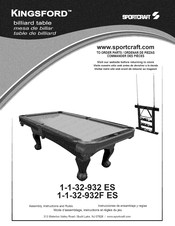 Sportcraft Kingsford Manual Del Usuario